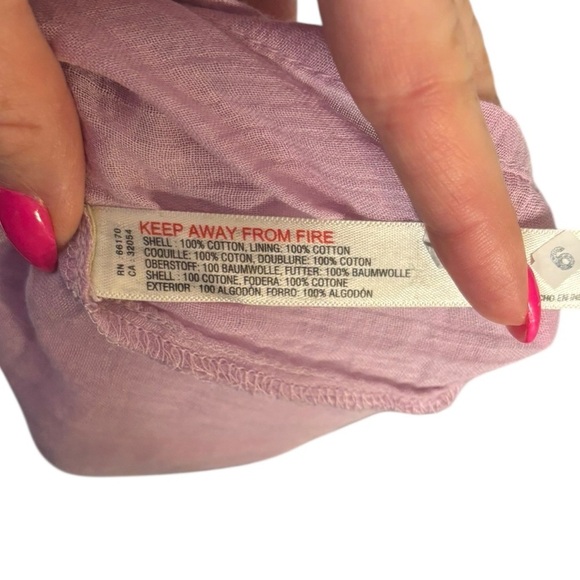 FREE PEOPLE Gauzy Cotton Lightweight Flowy C’est Bon Midi Dress Size Small - Picture 12 of 15